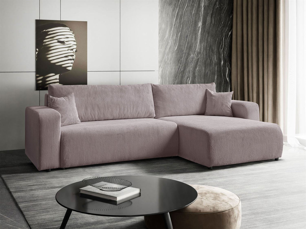 CORNER SOFA BED MALIBU XL 277CM SPRINGS + FOAM
