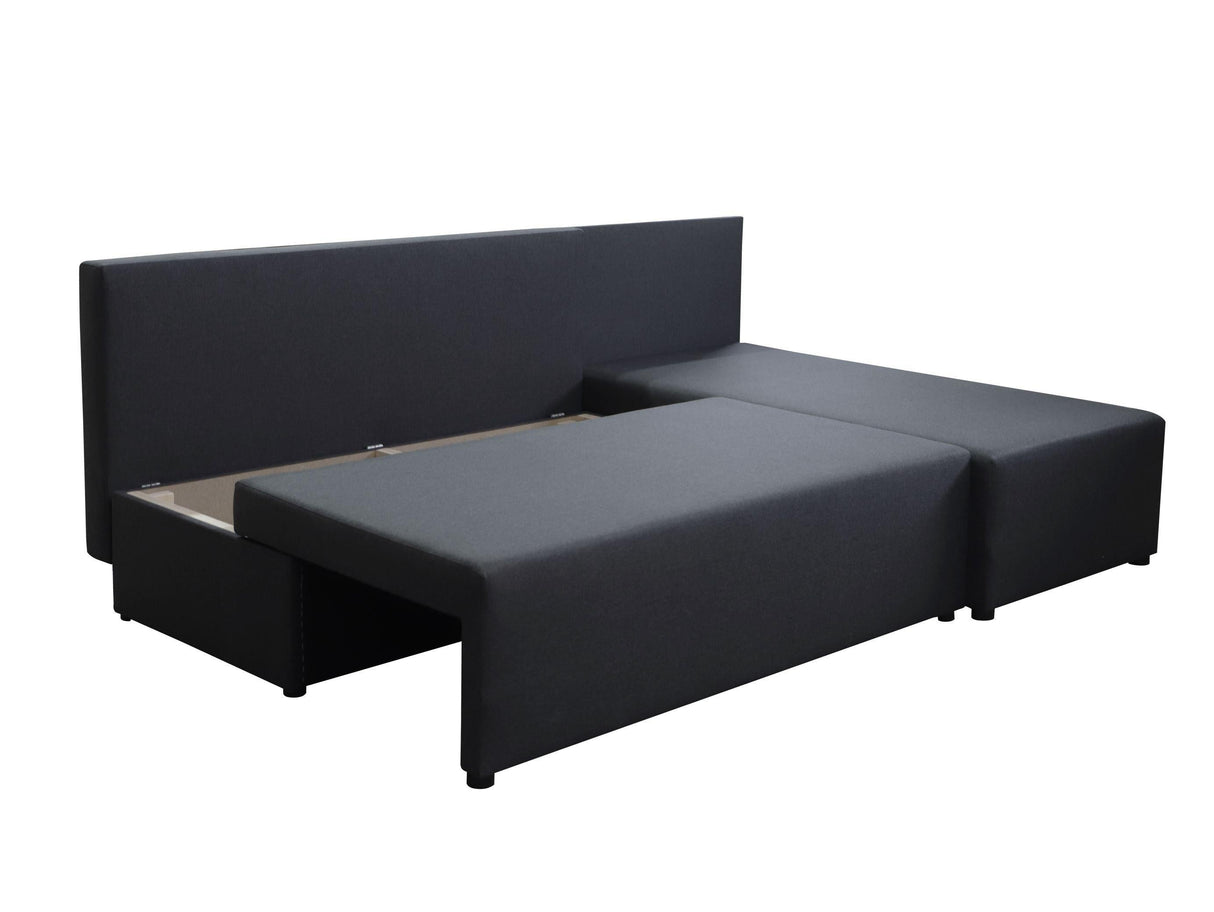 SMALL CORNER SOFA BED TOM 201CM MALMO 90 UNIVERSAL RIGHT/LEFT CORNER / FOAM