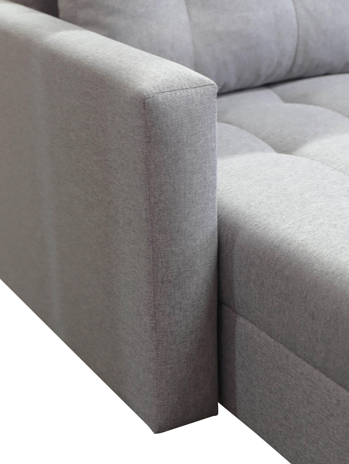 CORNER SOFA BED BRIAN 222CM + STORAGE PUFF / OTTOMAN MALMO 72 UNIVERSAL RIGHT/LEFT CORNER / BONELL SPINGS + FOAM