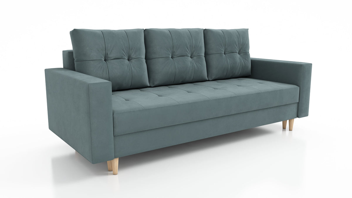 CANDY SOFA BEDS SET 3+2+1 / BONELL SPRINGS + FOAM / CHOICE OF MANY COLORS