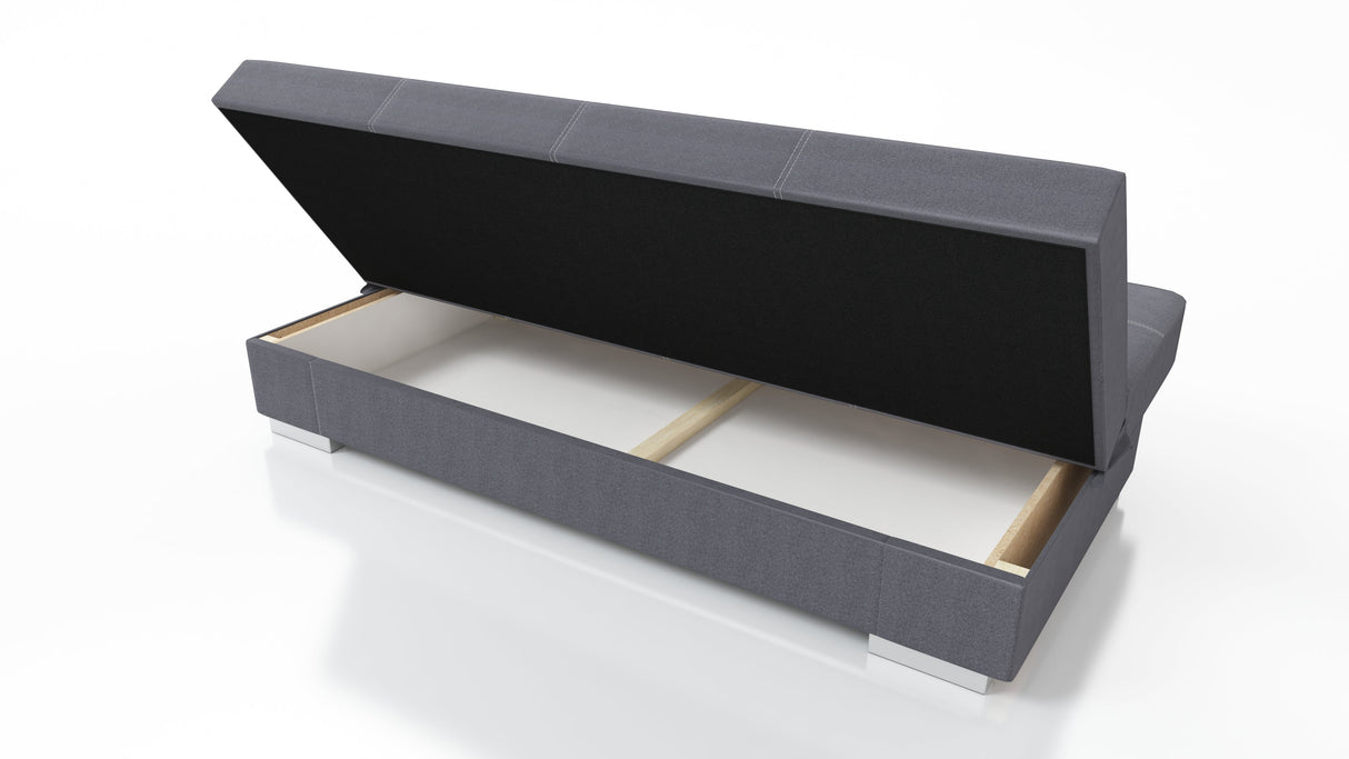 SOFA BED AXEL 195CM SAWANA 05 GREY / SPRINGS + FOAM