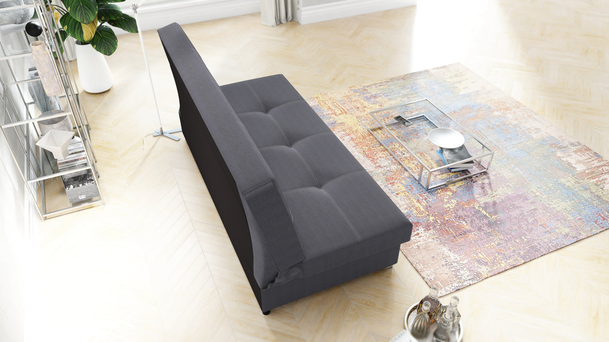 SOFA BED AXEL 195CM SAWANA 05 GREY / SPRINGS + FOAM