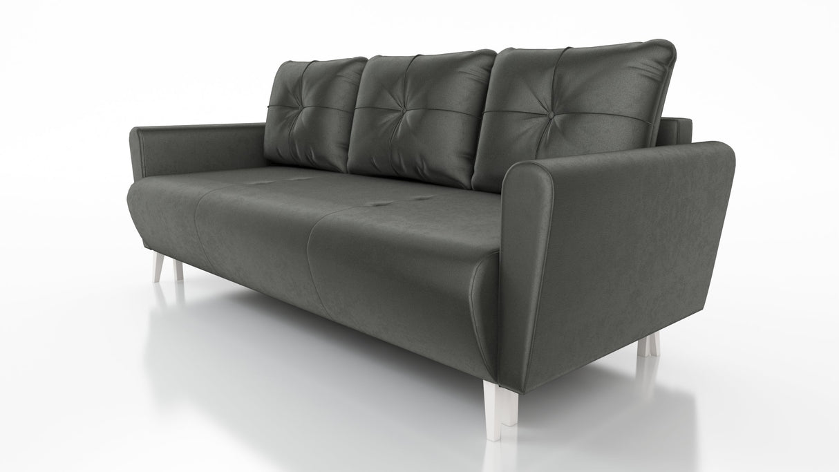 SOFA BED MONE CHOICE OF COLOR 221CM SEASY CLEAN FABRIC / BONELL SPRINGS + FOAM