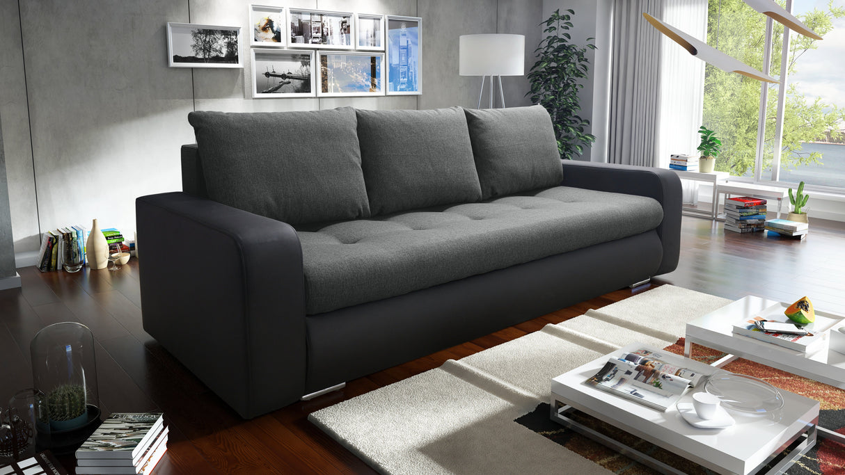 SOFA BED DAVY 228CM / BONELL SPRINGS + FOAM CHOICE OF COLOR