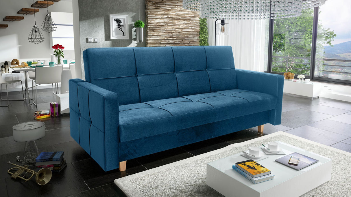 SOFA BED COSMO 210cm KRONOS 05 / SPRINGS + FOAM