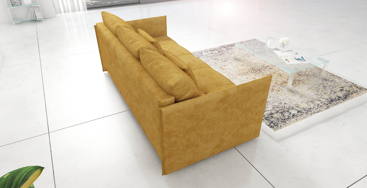 NEW! SOFA BED NESS 199CM SPINGS + FOAM / CHOICE OF COLOR