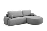 CORNER SOFA BED LUNA 264CM universal RIGHT/LEFT CORNER / FOAM STAIN PROOF FABRIC