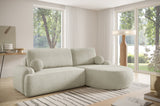 CORNER SOFA BED LUNA 264CM universal RIGHT/LEFT CORNER / FOAM STAIN PROOF FABRIC