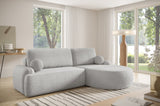 CORNER SOFA BED LUNA 264CM universal RIGHT/LEFT CORNER / FOAM STAIN PROOF FABRIC
