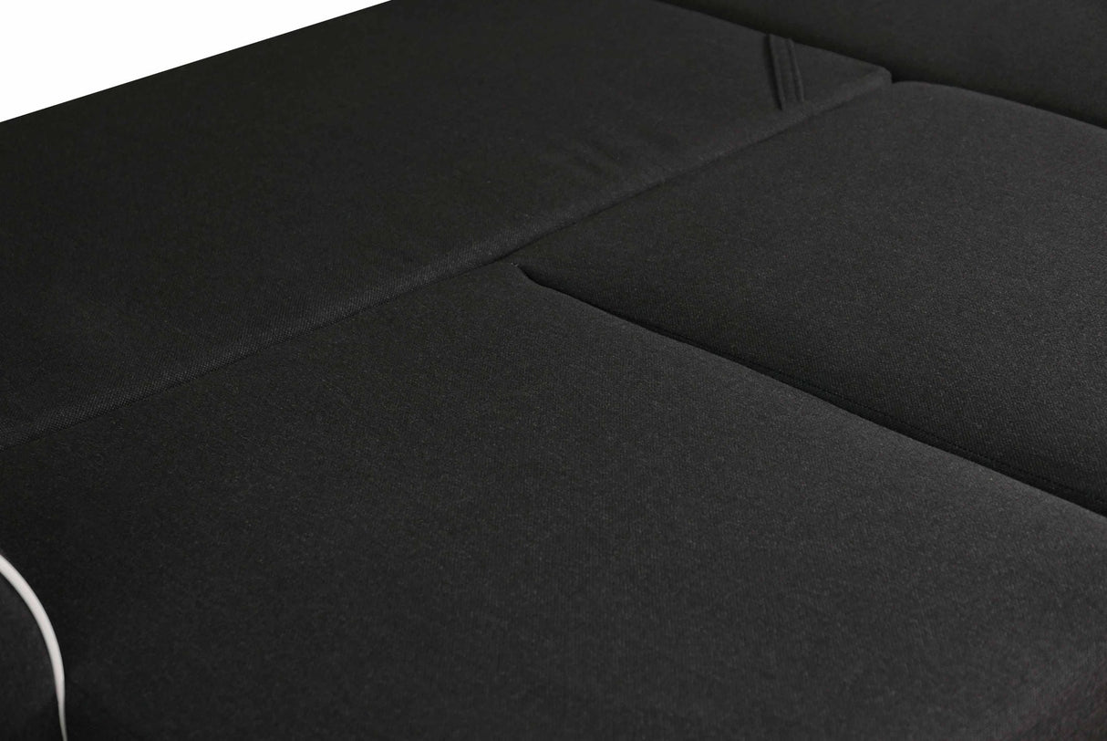 CORNER SOFA BED DORIS 246CM 2X STORAGE SPACE UNIVERSAL RIGHT/LEFT CORNER / BONELL SPRINGS + FOAM