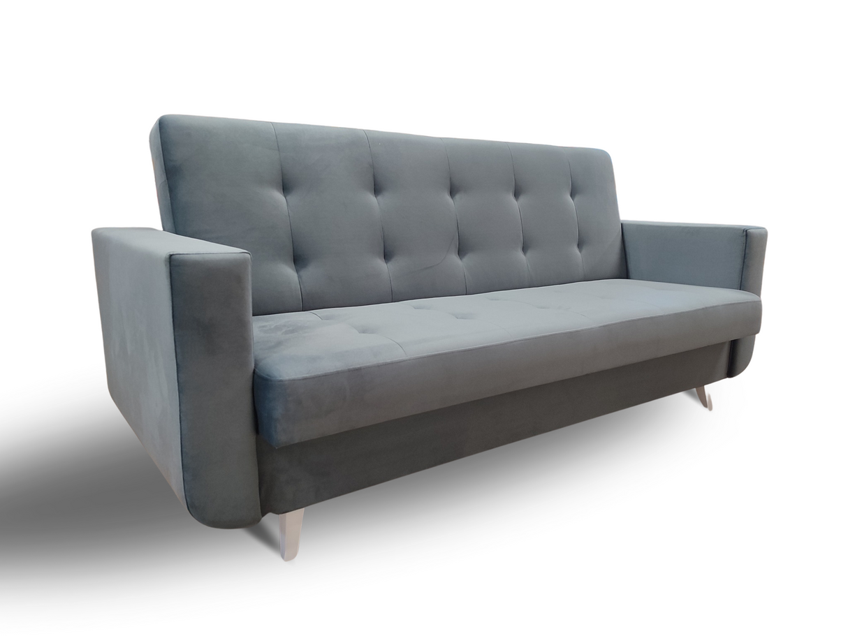 SOFA BED NEO 218cm  / SPRINGS + FOAM CHOICE OF COLOR EASY CLEAN FABRIC
