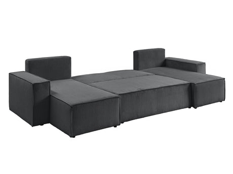 CORNER SOFA BED BERGAMO U 315CM SPRINGS + FOAM