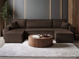 CORNER SOFA BED BERGAMO U 315CM SPRINGS + FOAM
