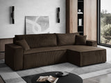 CORNER SOFA BED BERGAMO XL 277CM SPRINGS + FOAM