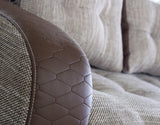 CORNER SOFA BED SAM BROWN BERLIN 03 / W55 236CM 2X STORAGE SPACE universal RIGHT/LEFT CORNER / BONELL SPRINGS + FOAM