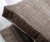 CORNER SOFA BED SAM BROWN BERLIN 03 / W55 236CM 2X STORAGE SPACE universal RIGHT/LEFT CORNER / BONELL SPRINGS + FOAM