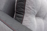CORNER SOFA BED SAM GREY /BLACK 236CM 2X STORAGE SPACE universal RIGHT/LEFT CORNER / BONELL SPRINGS + FOAM