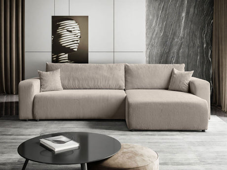 CORNER SOFA BED MALIBU XL 277CM SPRINGS + FOAM