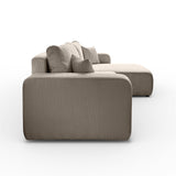 CORNER SOFA BED MALIBU XL 277CM SPRINGS + FOAM