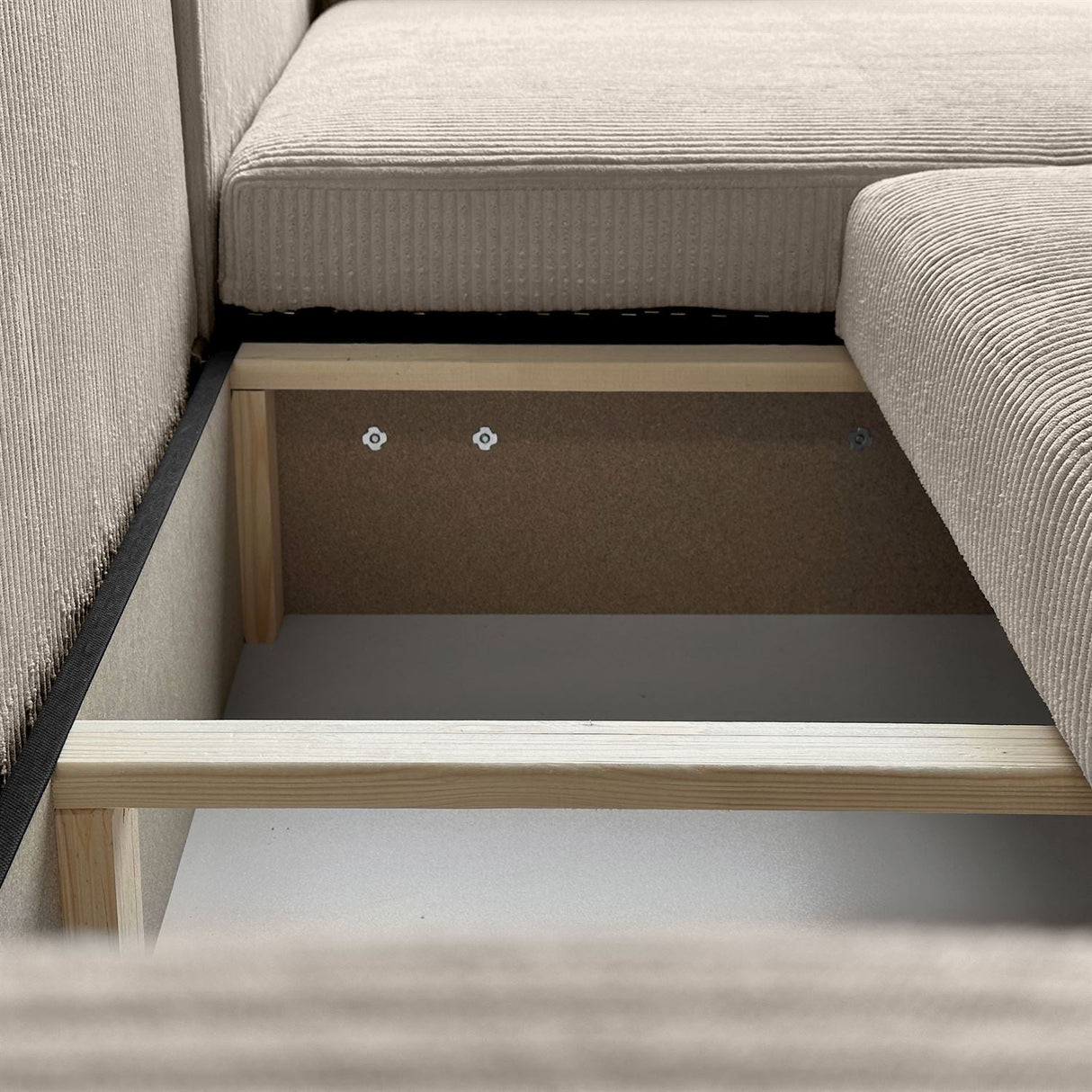 CORNER SOFA BED MALIBU XL 277CM SPRINGS + FOAM