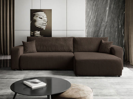 CORNER SOFA BED MALIBU XL 277CM SPRINGS + FOAM