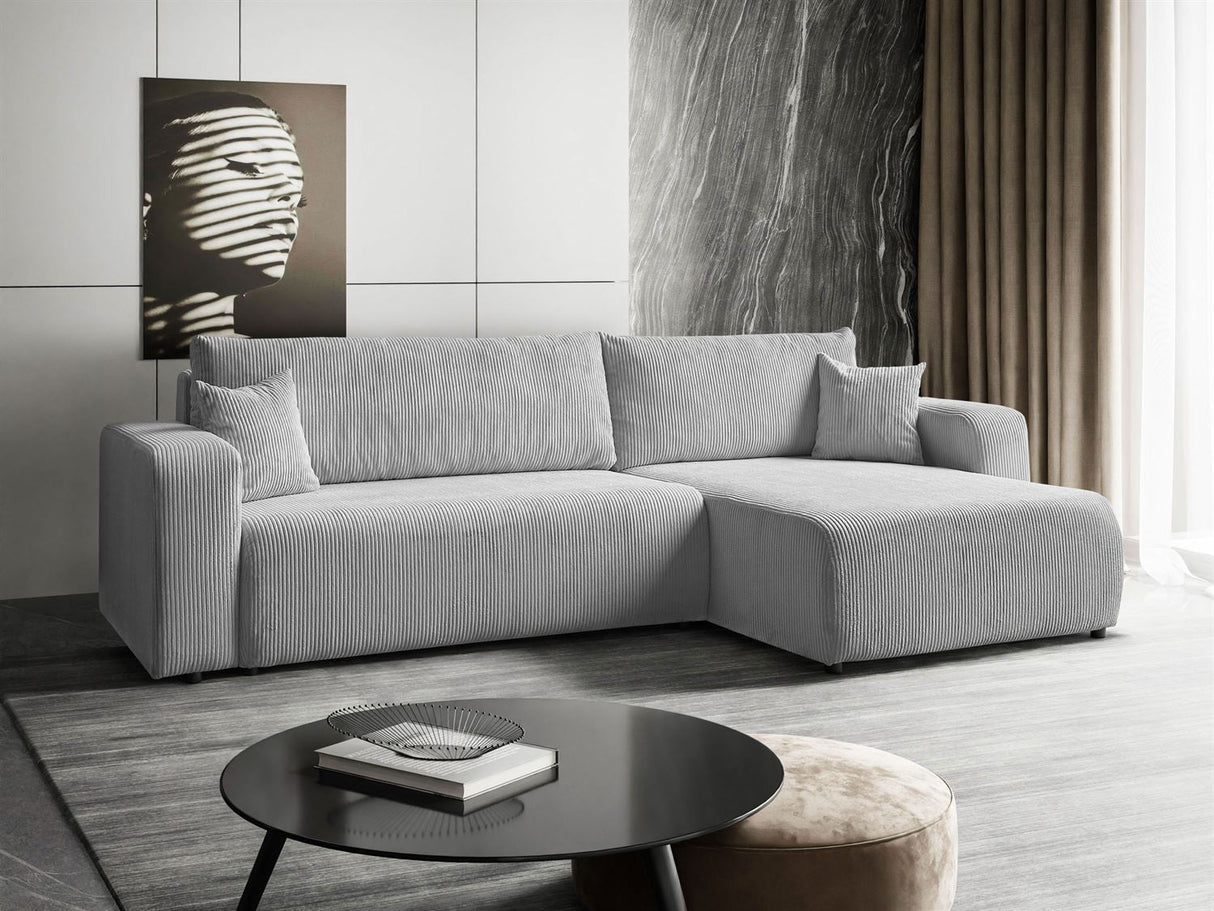 CORNER SOFA BED MALIBU XL 277CM SPRINGS + FOAM
