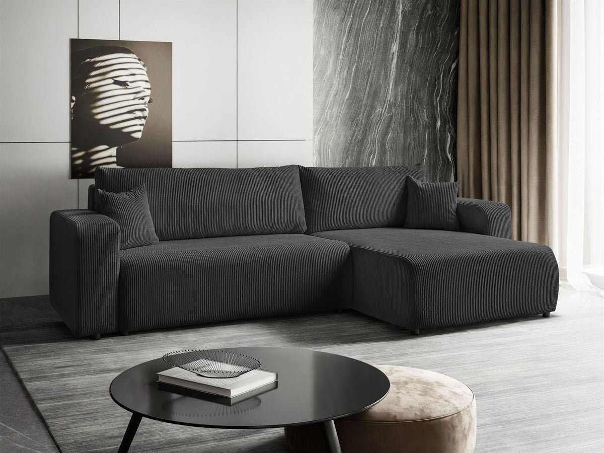 CORNER SOFA BED MALIBU XL 277CM SPRINGS + FOAM