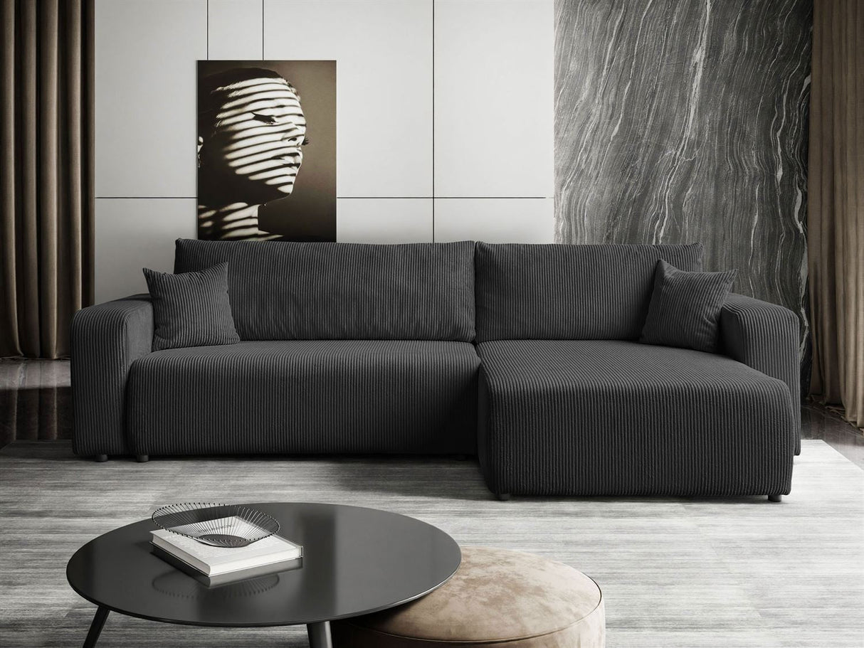 CORNER SOFA BED MALIBU XL 277CM SPRINGS + FOAM