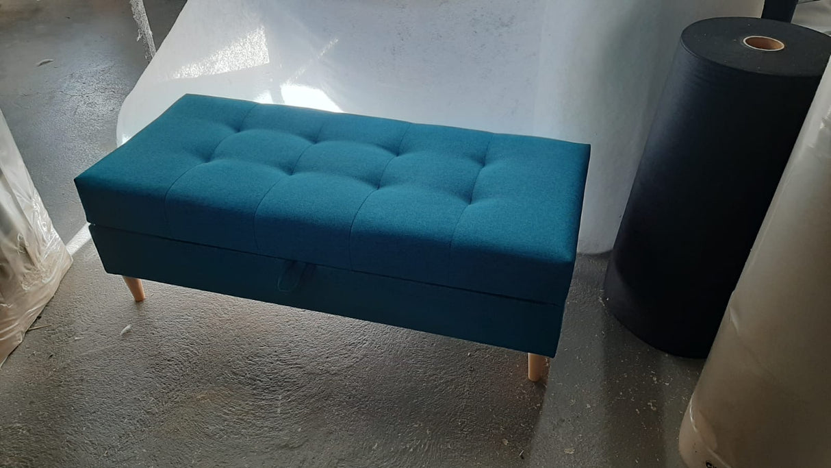 OTTOMAN STORAGE BOX 129X55CM MATCHING WITH SOFA BRIAN AND PALMO CHOICE OF COLORS