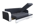 CORNER SOFA BED SAM TWIST 12 / 1115 236CM 2X STORAGE SPACE universal RIGHT/LEFT CORNER / BONELL SPRINGS + FOAM