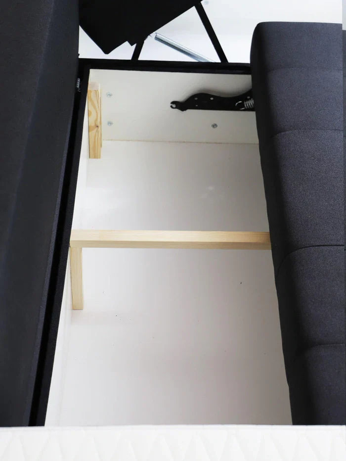 CORNER SOFA BED SAM TWIST 23 / 1132 236CM 2X STORAGE SPACE universal RIGHT/LEFT CORNER / BONELL SPRINGS + FOAM
