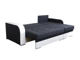 CORNER SOFA BED SAM TWIST 20 / 1115 236CM 2X STORAGE SPACE universal RIGHT/LEFT CORNER / BONELL SPRINGS + FOAM