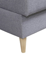 CORNER SOFA BED PALMO 2X STORAGE SPACE MALMO 95 GREY 240cm universal RIGHT/LEFT CORNER / BONELL SPRINGS + FOAM