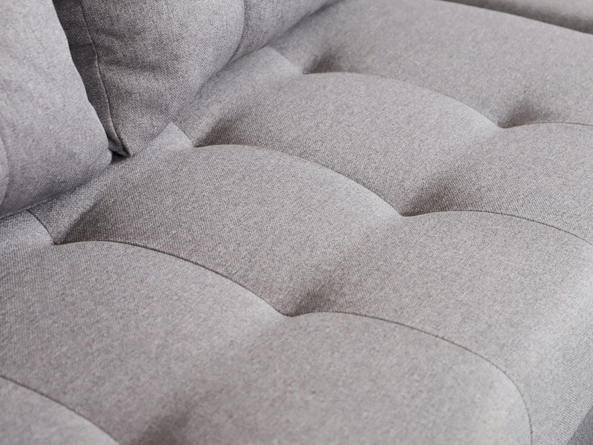CORNER SOFA BED PALMO 2X STORAGE SPACE MALMO 95 GREY 240cm universal RIGHT/LEFT CORNER / BONELL SPRINGS + FOAM