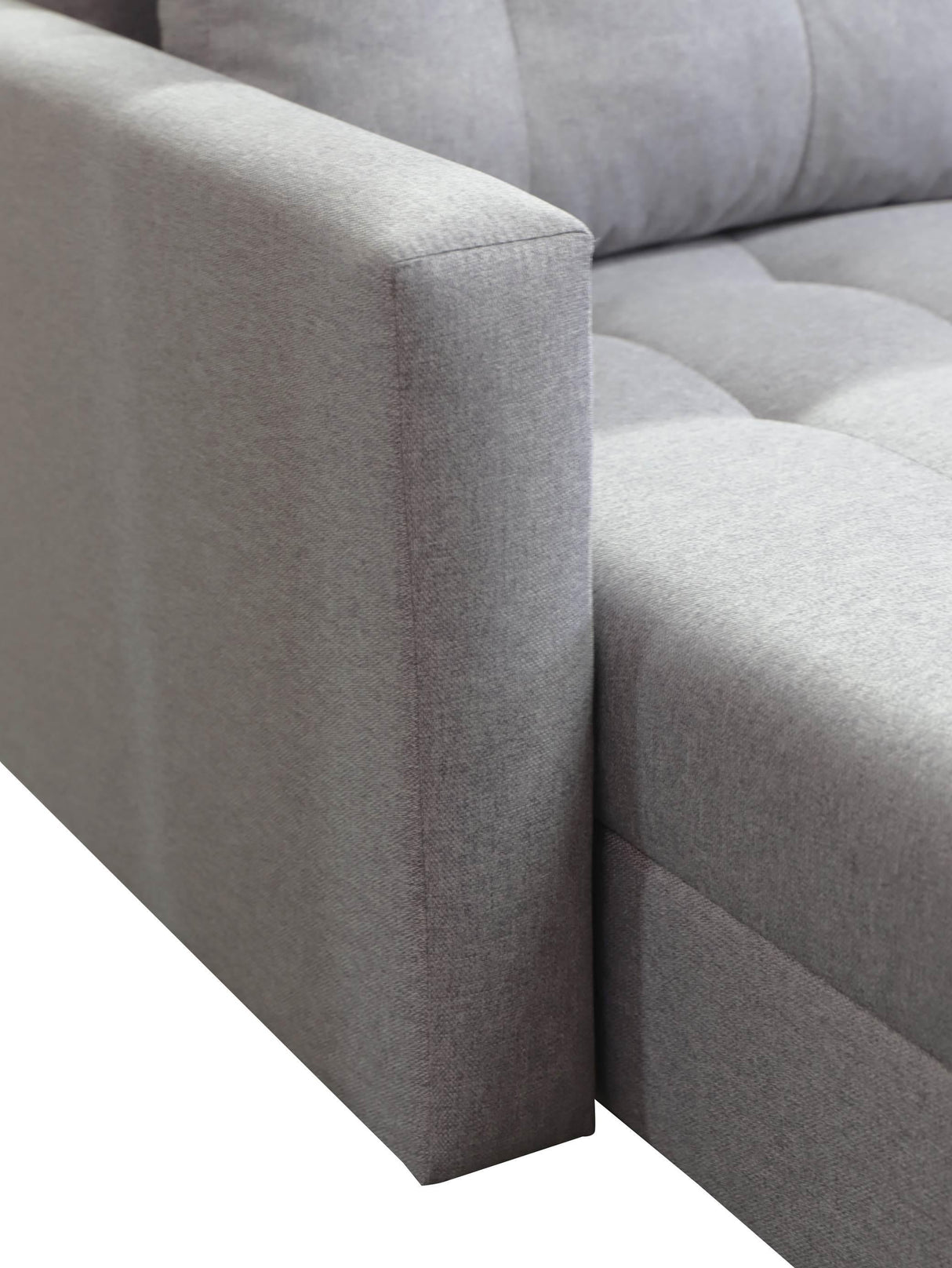 CORNER SOFA BED BRIAN 222CM + STORAGE PUFF / OTTOMAN MALMO 72 UNIVERSAL RIGHT/LEFT CORNER  / BONELL SPINGS + FOAM