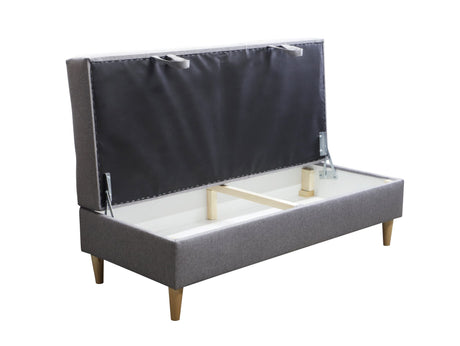 OTTOMAN STORAGE BOX 129X55CM MATCHING WITH SOFA BRIAN AND PALMO CHOICE OF COLORS