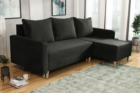 NEW! CORNER SOFA BED SNUGGY 222CM CHOICE OF 41 COLORS UNIVERSAL CORNER RIGHT/LEFT / FOAM