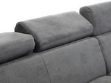UNIVERSAL CORNER SOFA BED ASTEE 235CM EASY CLEAN FABRIC ADJUSTABLE HEADREST CHOICE OF COLORS / SPRINGS + FOAM