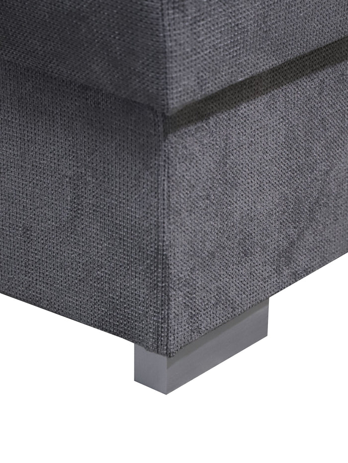 UNIVERSAL CORNER SOFA BED ASTEE 235CM ASTI15 EASY CLEAN FABRIC ADJUSTABLE HEADREST / SPRINGS + FOAM