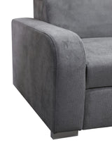 UNIVERSAL CORNER SOFA BED ASTEE 235CM ASTI15 EASY CLEAN FABRIC ADJUSTABLE HEADREST / SPRINGS + FOAM