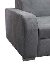 UNIVERSAL CORNER SOFA BED ASTEE 235CM ASTI13 EASY CLEAN FABRIC ADJUSTABLE HEADREST / SPRINGS + FOAM