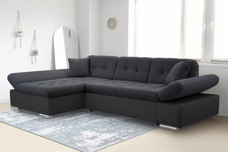 CORNER SOFA BED TOKYO  278cm TATUM 283 / SOFT 11 / SPRINGS + FOAM