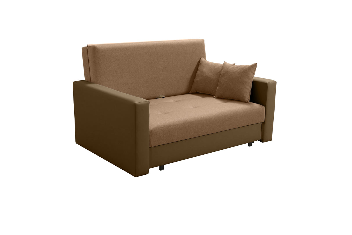 2 SEATER SOFA BED SMART II 137CM CHOICE OF COLORS / SPRINGS + FOAM