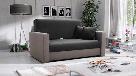 2 SEATER SOFA BED SMART II 137CM CHOICE OF COLORS / SPRINGS + FOAM