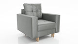 CANDY SOFA BEDS SET 3+2+1 / BONELL SPRINGS + FOAM / CHOICE OF MANY COLORS