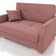 TWO SEATER SOFA BED OLA II 136CM CHOICE OF COLOR / FOAM