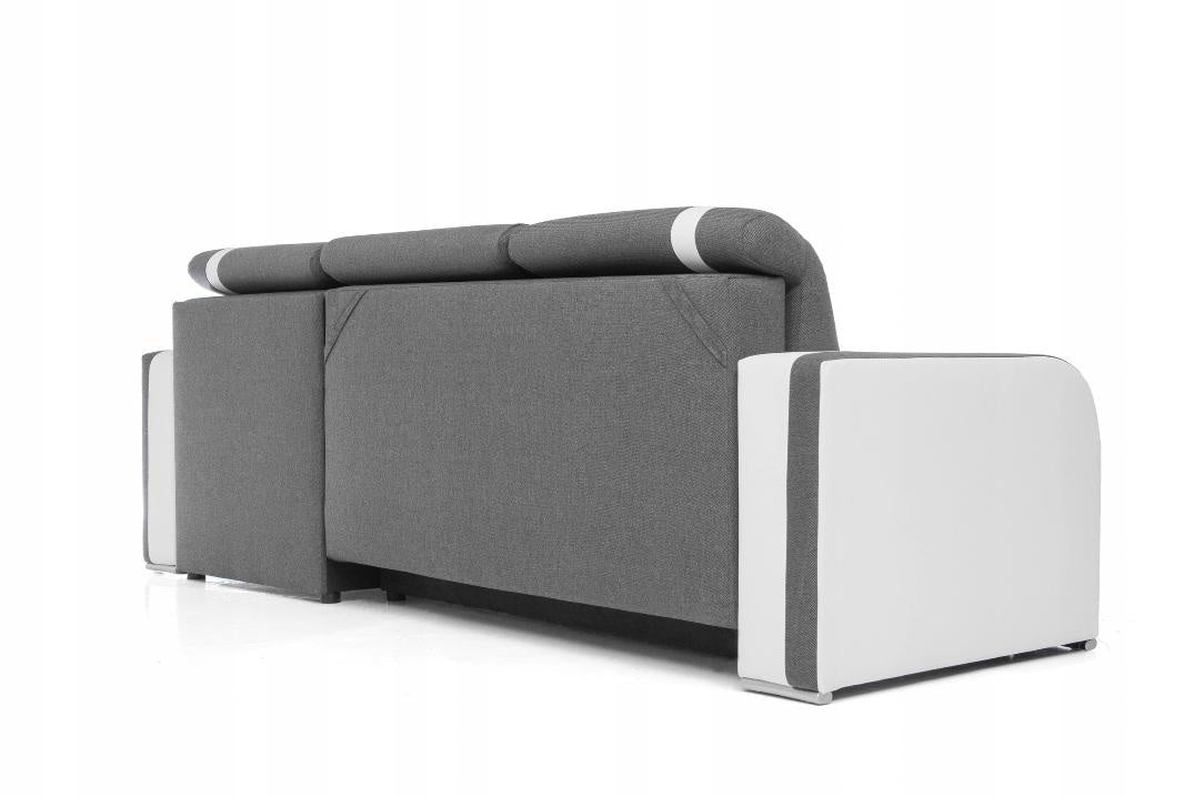 CORNER SOFA BED DINA 236CM 2X STORAGE SPACE INARI 96 / 1114 UNIVERSAL CORNER RIGHT/LEFT CORNER / BONELL SPRINGS + FOAM