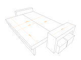 SOFA BED BALI 236CM / BONELL SPRINGS + FOAM