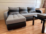 CORNER SOFA BED NESTY INARI 91/W39 228CM 2X STORAGE SPACE UNIVERSAL CORNER / BONELL SPRINGS + FOAM