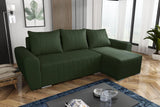 CORNER SOFA BED MALIBU 248CM MALMO 37/ UNIVERSAL RIGHT/LEFT CORNER / FOAM